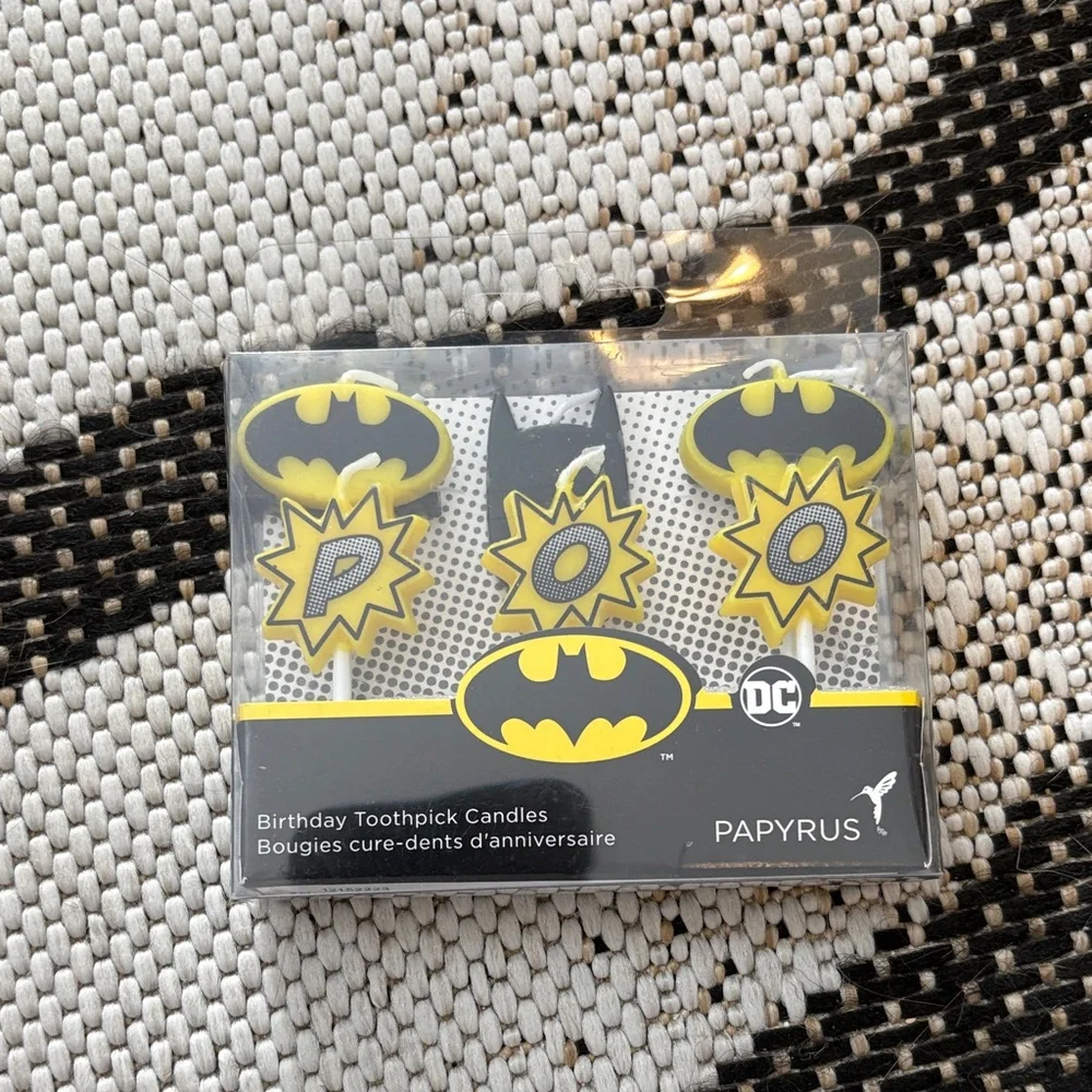 🆕Papyrus Batman Cupcake Candles